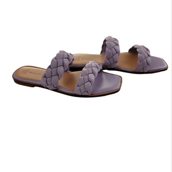 Time and Tru Purpke Braided 2 Band Sandals‎ - Picture 7 of 7